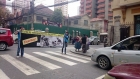Activistas de APLAB toman la Av. 20 de Octubre para concientizar a la población FOTO: APLAB