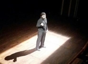 Sergio en el Teatro Municipal, fines de enero de 2017