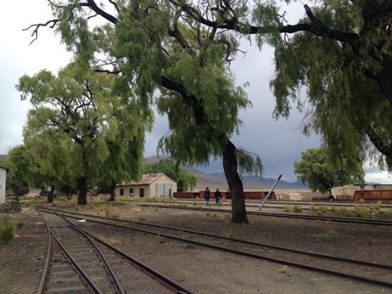 Campamento de Machacamarca, sitio central del rodaje de Carga sellada.
