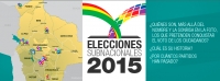 Lista y mapeo de Candidatos a Alcaldías 2015