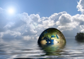 Ilustración del calentamiento global