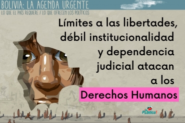 Límites a las libertades, débil institucionalidad y dependencia judicial atacan a los Derechos Humanos