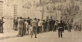 Estudiantes de la UMSA, detenidos por las fuerzas militares.